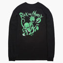 Bait X Rick And Morty Tentacles Glow In The Dark Long Sleeve Tee Black