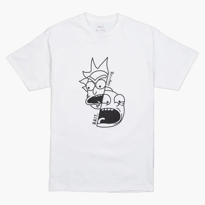 Bait X Rick And Morty Split Tee White