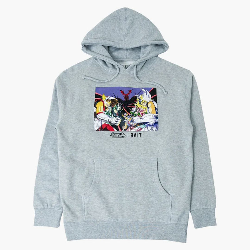 Bait X Saint Seiya Group Zodiac Hoodie Gray
