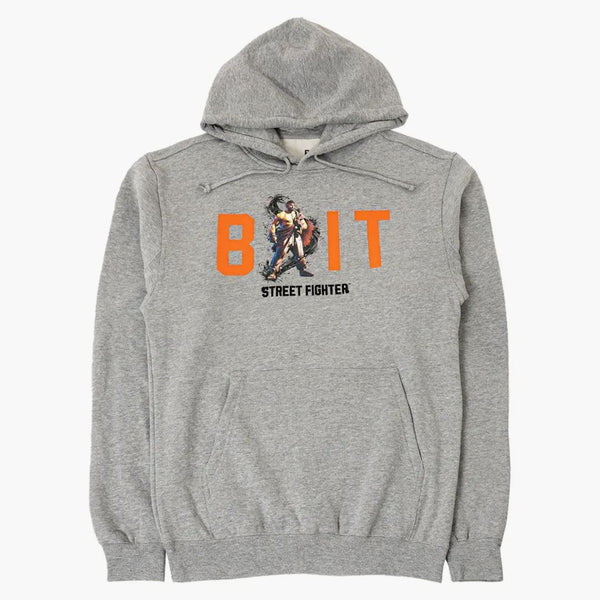 Bait X Street Fighter 6 Ryu Men Hoodie Gray