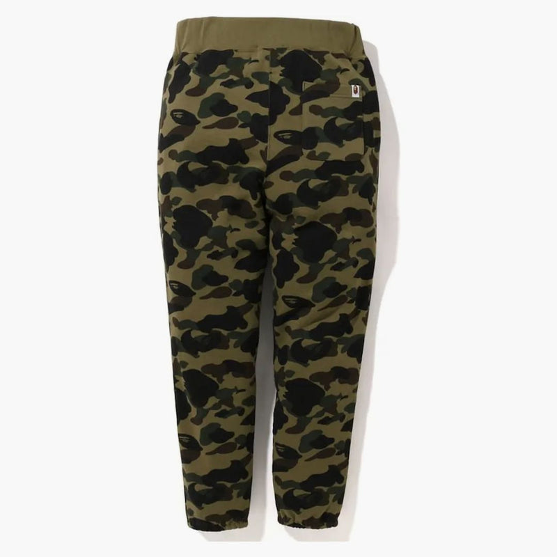 BAPE 1st Camo Ape hlava oprava tepláků (FW22) zelená