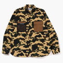 Bape 1st Camo Outdoor Detail Pocket Relaxed Fit Shirt Yellow