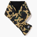 Bape 1st Camo Pocket Fleece Scarf Yellow