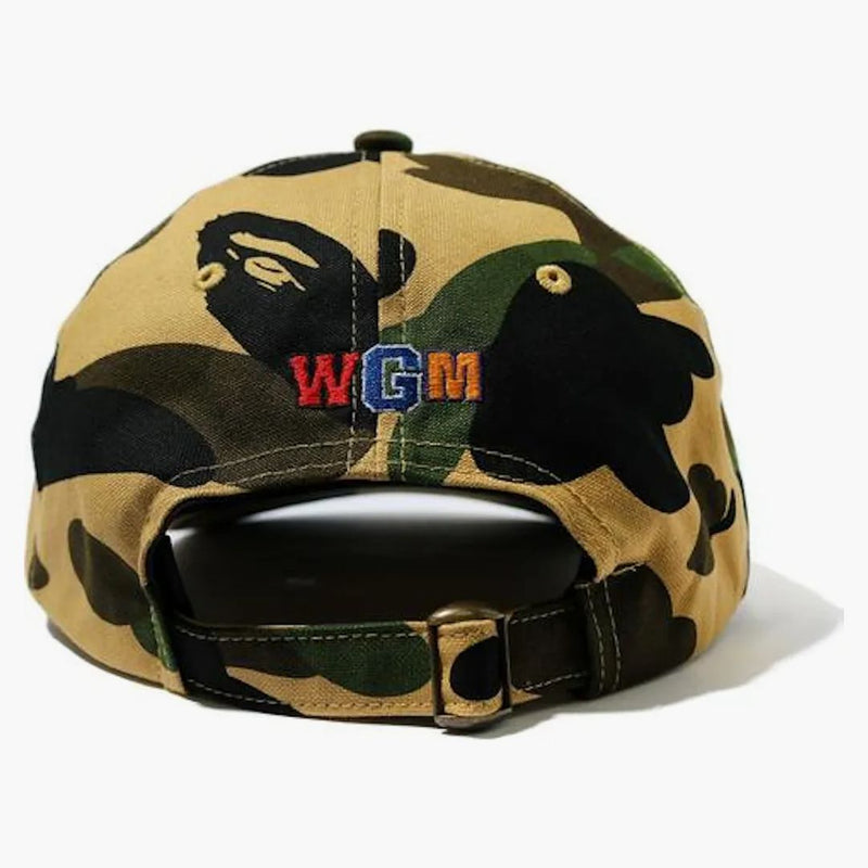 BAPE 1st Camo Shark Panel Cap (FW20) amarillo