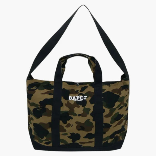 BAPE 1. Camo 2way Dead Bag Green