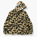 Bape 1st Camo 2nd Ape Full Zip Hoodie Jacket Yellow