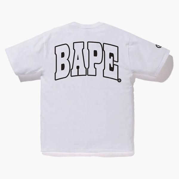 BAPE 1. camo 2. lidoop Tee White/Yellow