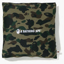 Bape 1st Camo a Bathing Ape Square Fluffy Beads Cushion Green