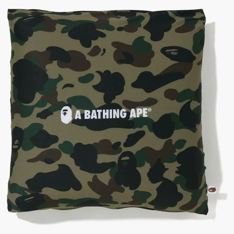 BAPE 1 ° camo una scimmia da bagno a scimmia perle soffici di cuscino verde