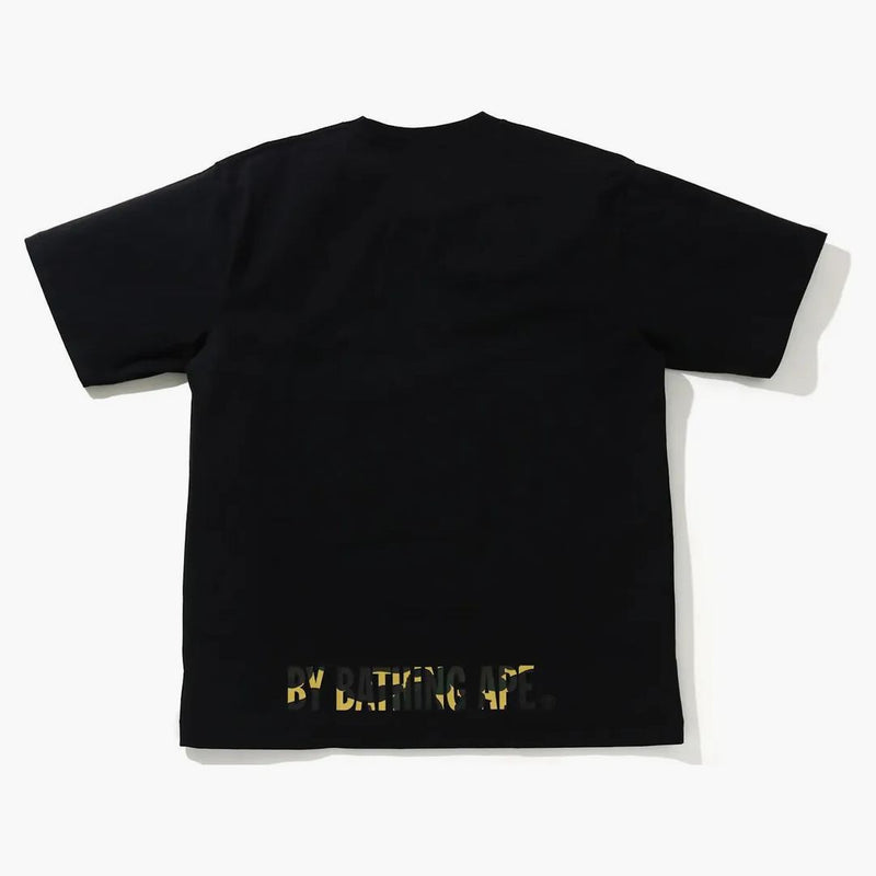 BAPE 1 ° CAMO APE FACE STA RIFFITATO TEA NERO/GIALLO