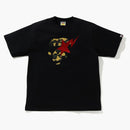 Bape 1st Camo Ape Face Sta Relaxed Fit Tea Black/Yellow