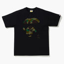 Bape 1st Camo Ape Face Tee Black/green