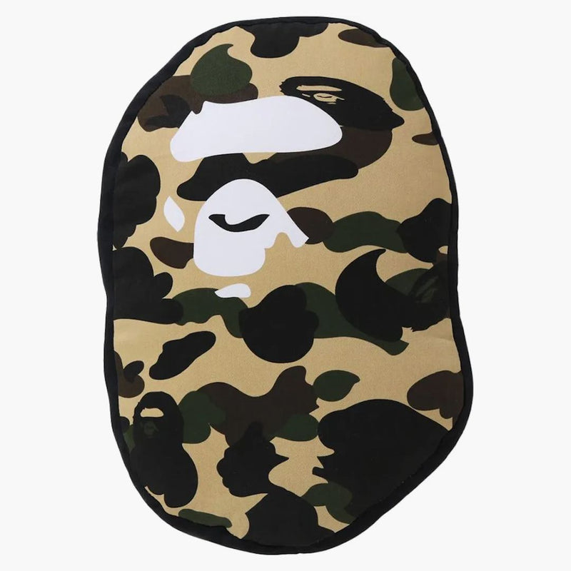 BAPE 1 ° cuscino cuscino per testa scimmia mimetica giallo