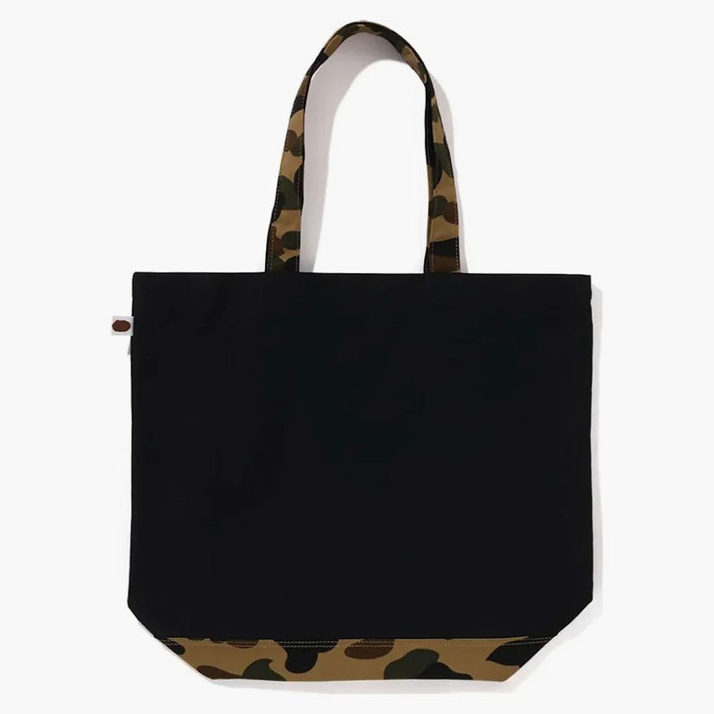Bape 1st Camo Ape Head Tote Bag (SS24) Black