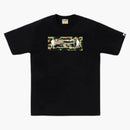 Bape 1st Camo Army Name Tee Black/yellow