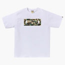 Bape 1st Camo Army Name Tee White/yellow