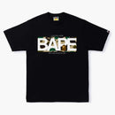 Bape 1st Camo Bape Logo Tea Black Yellow