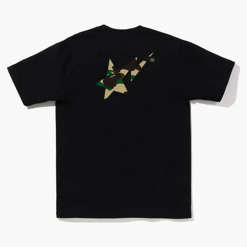BAPE 1st Camo Bape Sta Logo Té (FW22) Amarillo negro