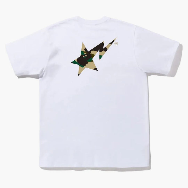 BAPE 1 ° CAMO BAPE BAPE STA LOGO TEA (FW22) BIANCO