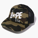 Bape 1st Camo Bape Sta Mesh Cap Green