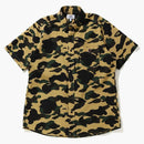 Bape 1st Camo Bd S/s Shirt Yellow