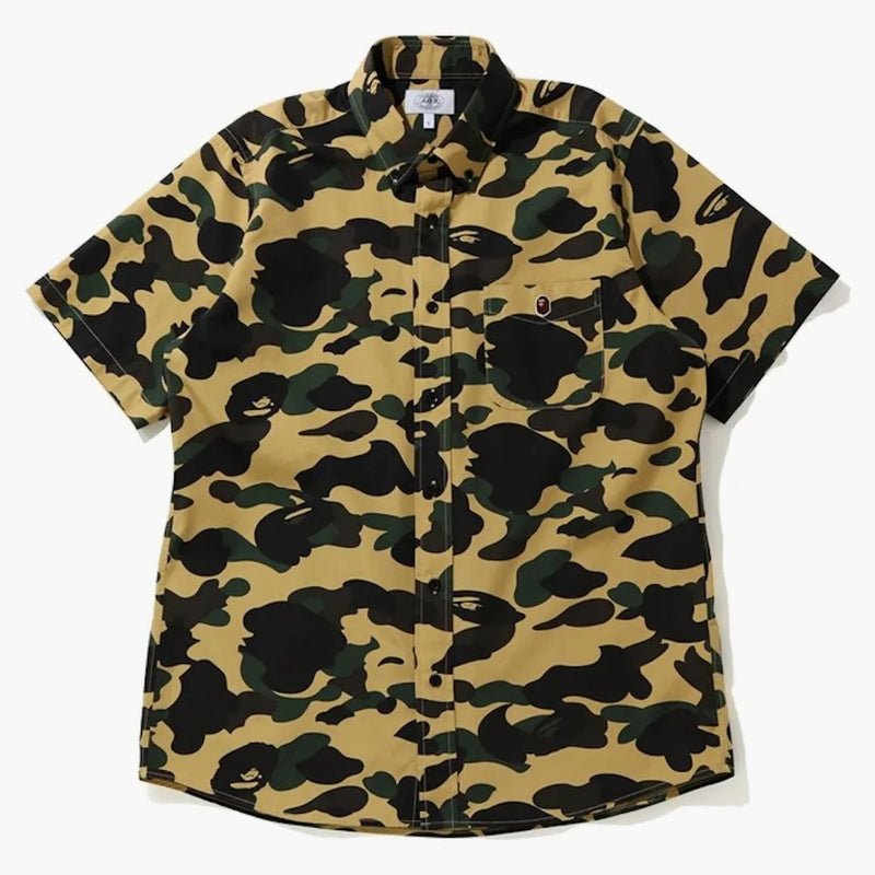 Bape 1st Camo Bd S/S Shirt Yellow