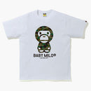 BAPE 1ST CAMO BABY MILO TEA VIT/GRÖN