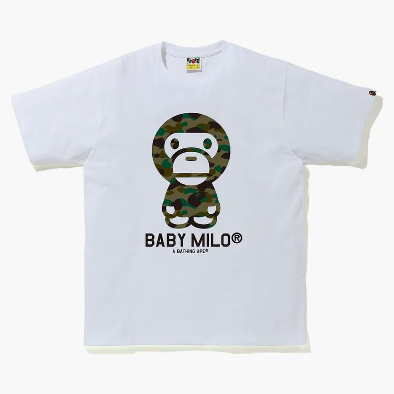 Bape 1st Camo Baby Milo Té blanco/verde
