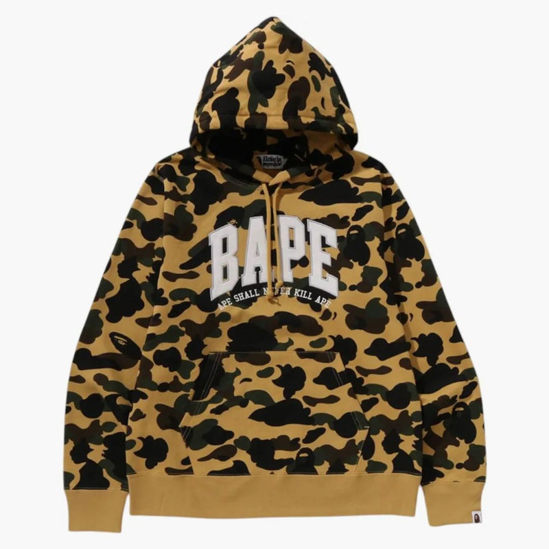 Bape 1. camo bape swinever mikina žlutá