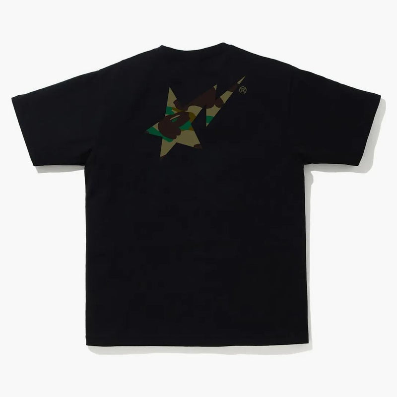 BAPE 1st Camo Bapesta Logo Té Negro/Verde