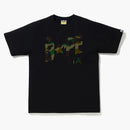 Bape 1st Camo Bapesta Logo Tee Black/green