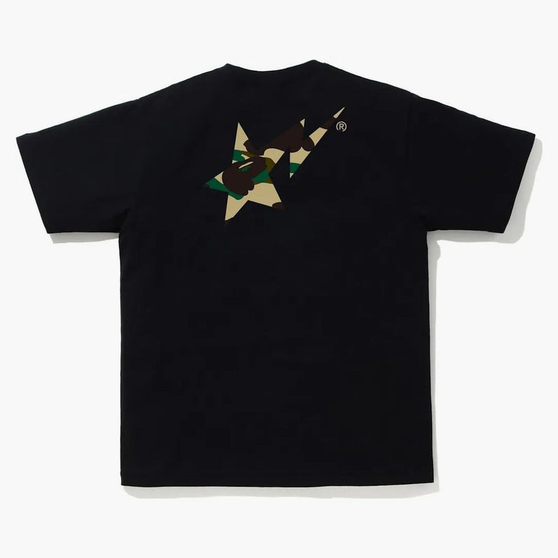 Bape 1st Camo Bapesta Logo Tea Black/Yellow