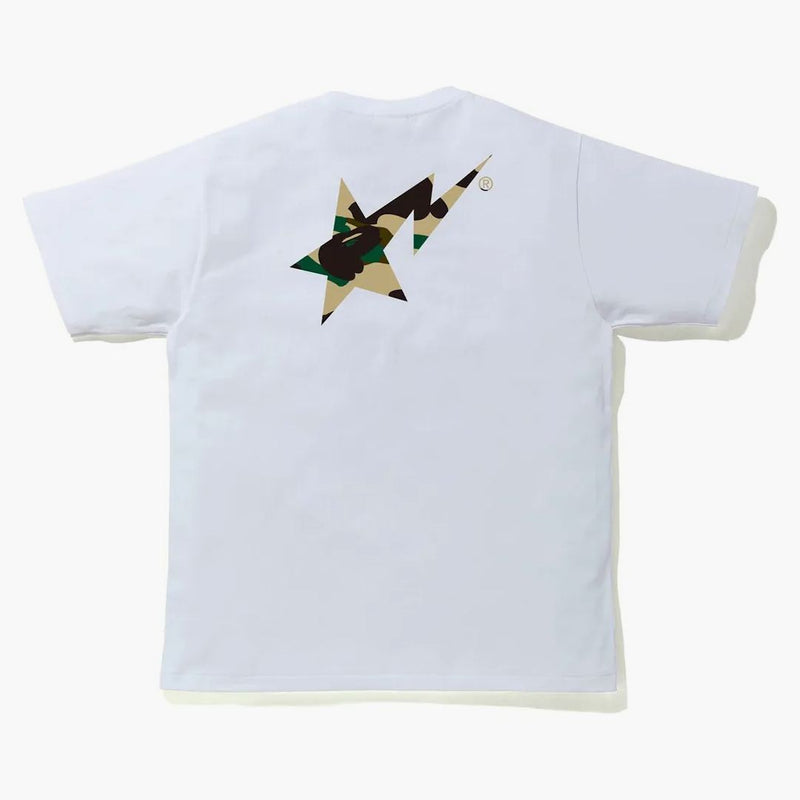 BAPE 1er CAMO BAPESTA LOGO TE TE TE TEA BLANCO/AMARIL