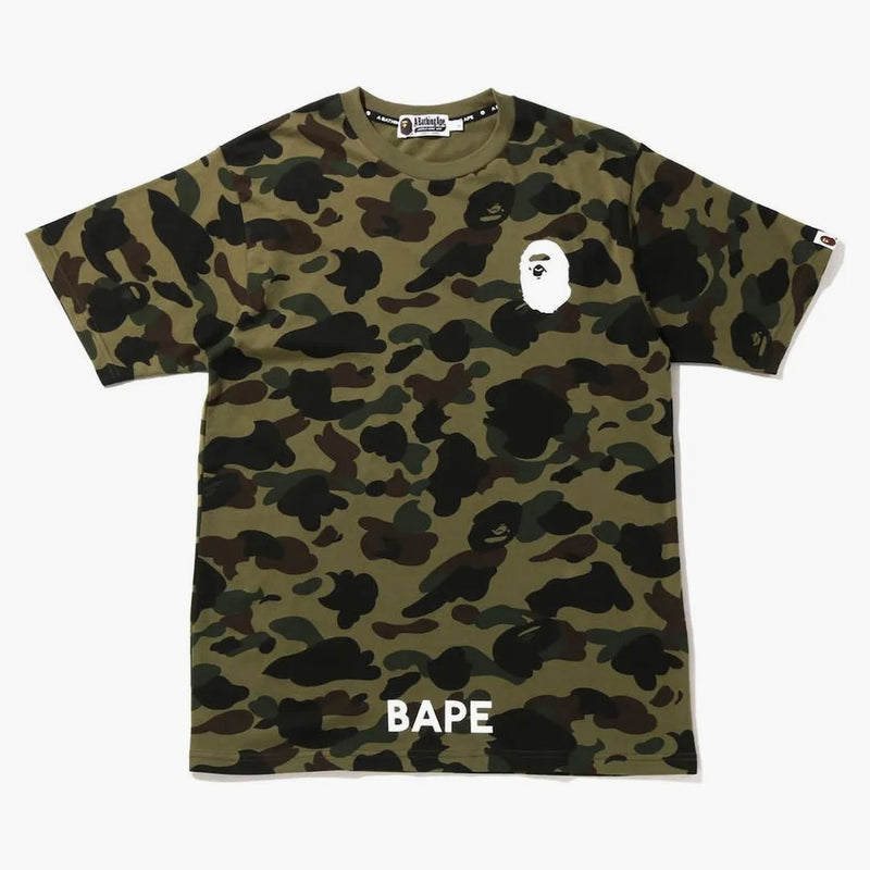BAPE 1. camo koupací lidoopy Tee Green