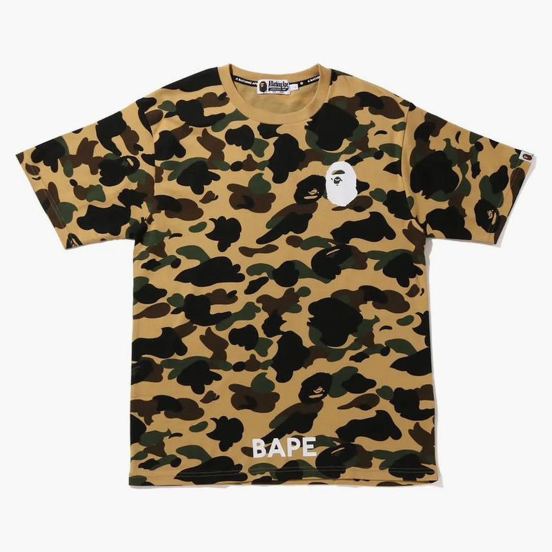 Bape 1st Camo Bathing Ape Tee Yellow