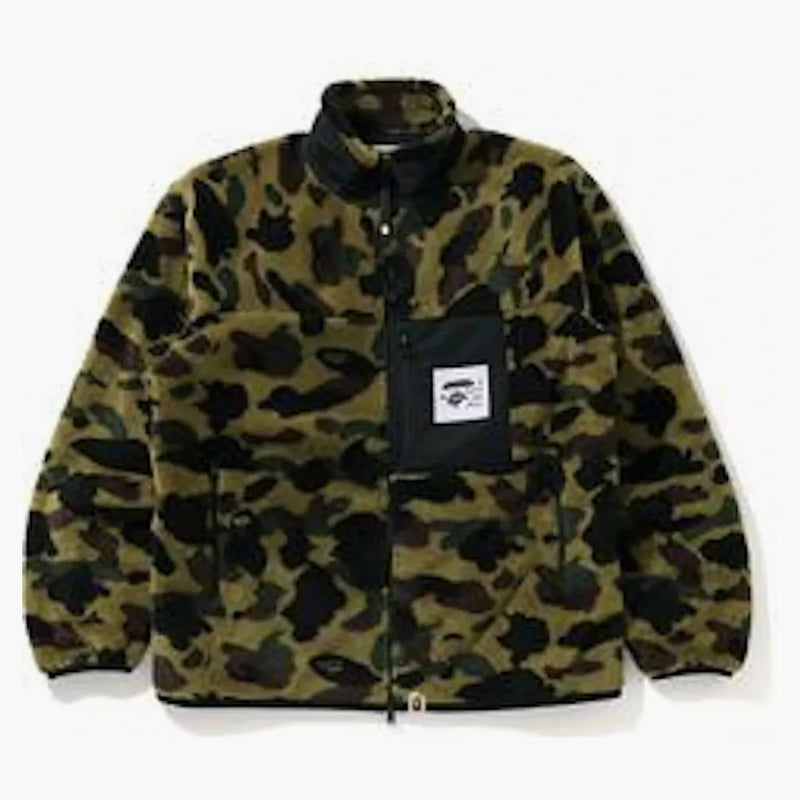 Bape 1st Camo Boa Jacket Green