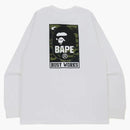 Bape 1st Camo Busy Works Relaxed Fit L/s Tee White