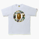 BAPE 1er Camo Ocupar trabaja Té (SS21) Blanco/Amarillo