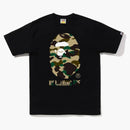 Bape 1st Camo By Bathing Ape Tee (fw22) Black Yellow