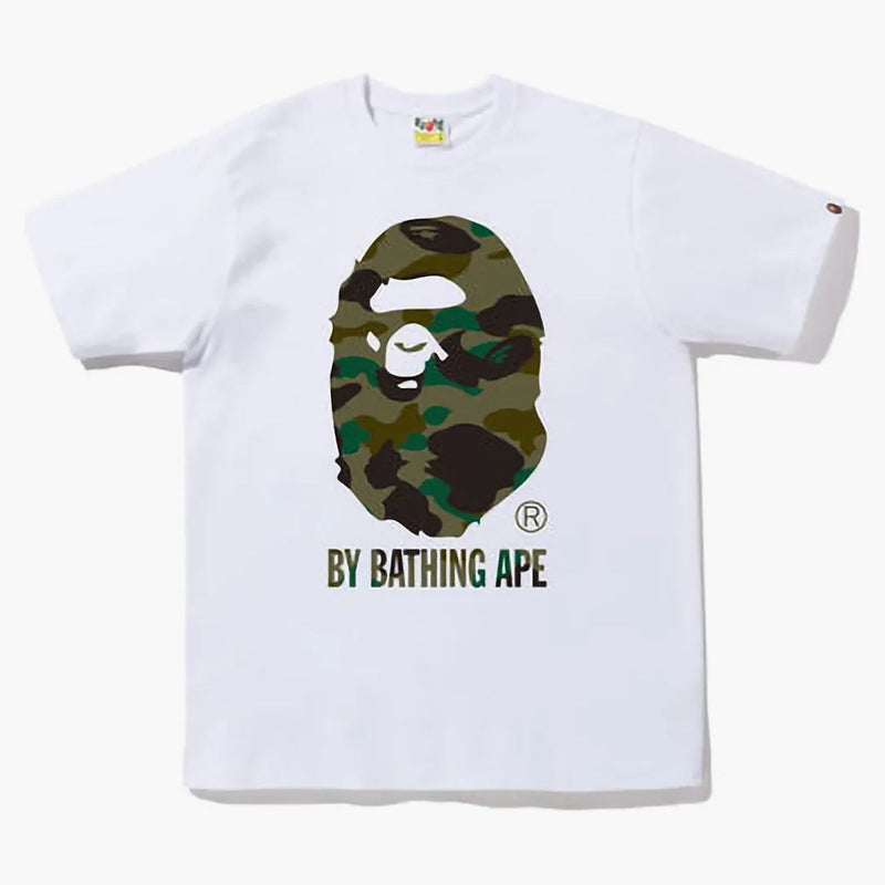 Bape 1st Camo by Bathing Ape Tee (FW22) White Green