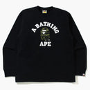Bape 1st Camo College L/s Tee (ss21) Black/green