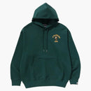 Bape 1st Camo College Logo Relaxed Fit Pullover Hoodie Olivedrab
