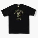 Bape 1st Camo College Tee (fw22) Black Yellow