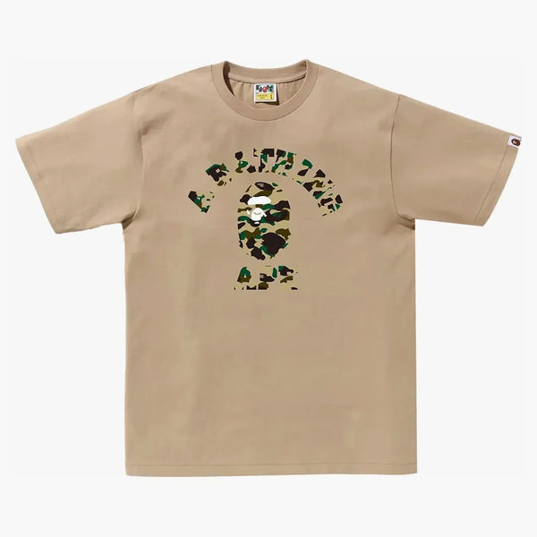 Bape 1. Camo College Tea (SS24) Beige/Yellow
