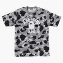 Bape 1st Camo College Tee Tee Gray