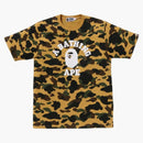 Bape 1st Camo College Tee Tee Yellow