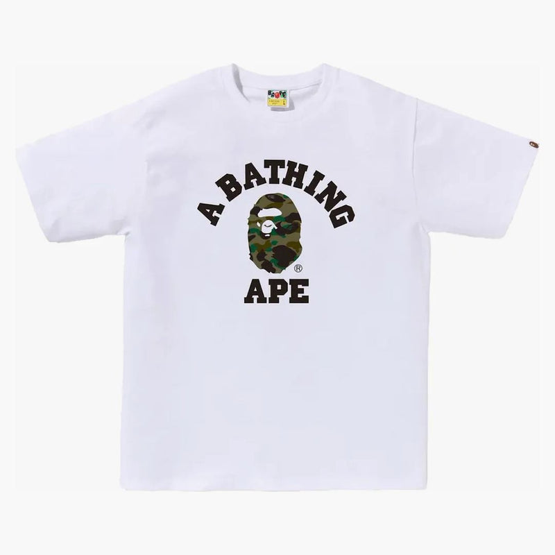 Bape 1. Camo College Tea White/Green