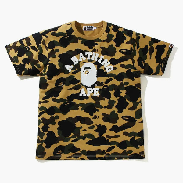 BAPE 1 ° CAMO College Tea (SS21) Giallo