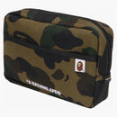 Bape 1st Camo Cordura Multi Pouch Green
