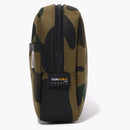 Bape 1st Camo Cordura Multi Pouch Green